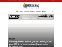 Tablet Screenshot of jexpressao.com
